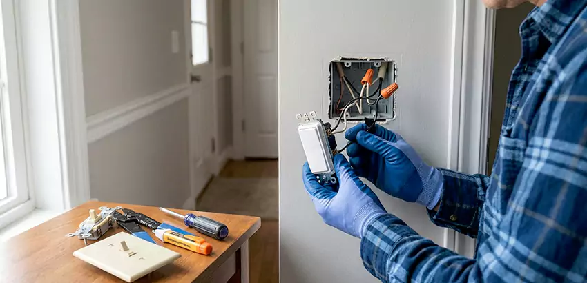 Motion Sensor Light Switch Replacement in Springdale