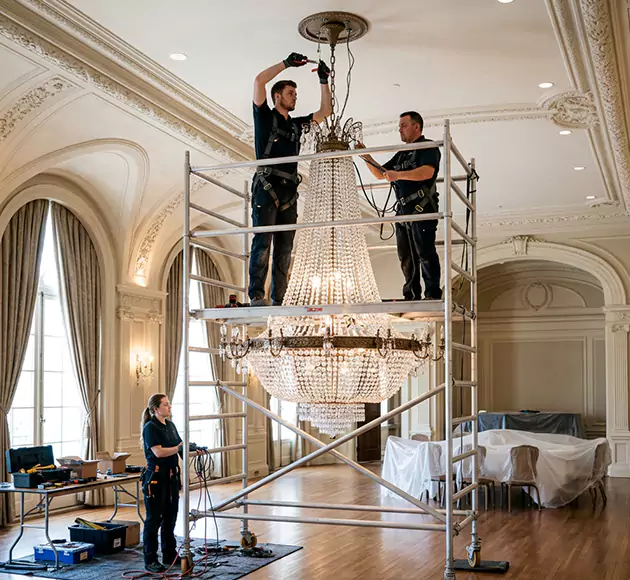 Professional Chandelier Installation: Your Local Fixture Team in Springdale, AR